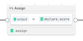 workflow node on canvas showing details